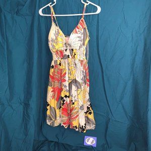 Tropical Print Dress